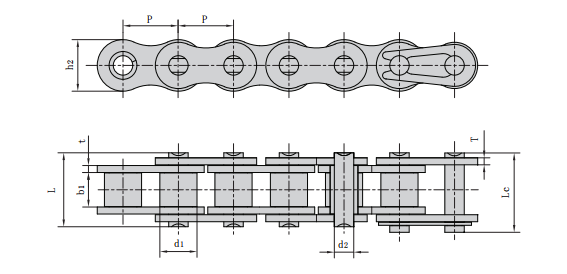 <font color='red'>16BH</font>F3_非标重载链条<font color='red'>16BH</font>F3规