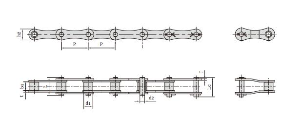 216A_2080_双节距<font color='red'><font color='red'>传动</font>链</font>条