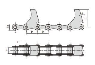 ZGS38<font color='red'><font color='red'>联合收割机</font>链</font>及附件型