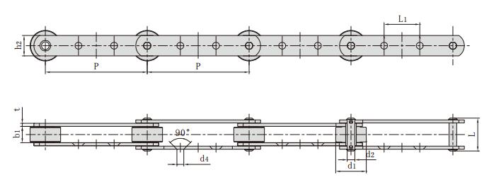 M112GA2F2-PA6-200_<font color='red'><font color='red'>污水处理</font>链</font>