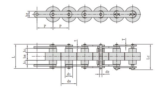 <font color='red'><font color='red'>BS25-C210A</font></font>_倍速链 倍速链型