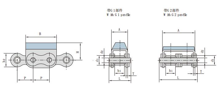 <font color='red'>12B-G2</font>_橡胶附板链