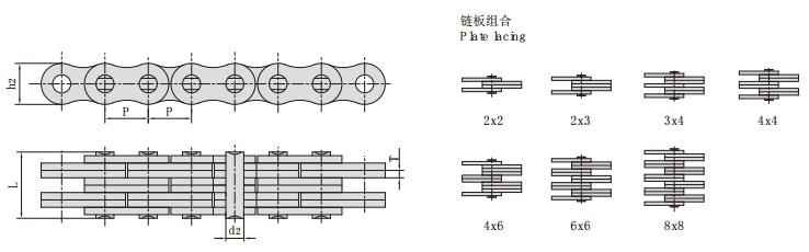 <font color='red'>LH3266</font>_板式链条 起重链条