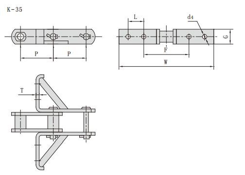 <font color='red'><font color='red'>S188F8K35</font></font>_工程用钢制套筒链