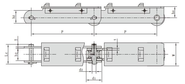 P600F1_<font color='red'>钢厂</font>用输送链 <font color='red'>钢厂</font>链