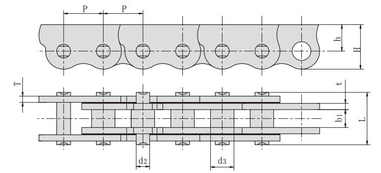 <font color='red'><font color='red'>P12.7F3SS</font></font>_不锈钢推窗防弯链