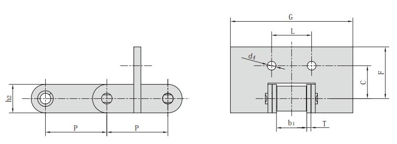 CA550F11_<font color='red'>CA型<font color='red'>钢制</font><font color='red'>农机</font>链</font>附件