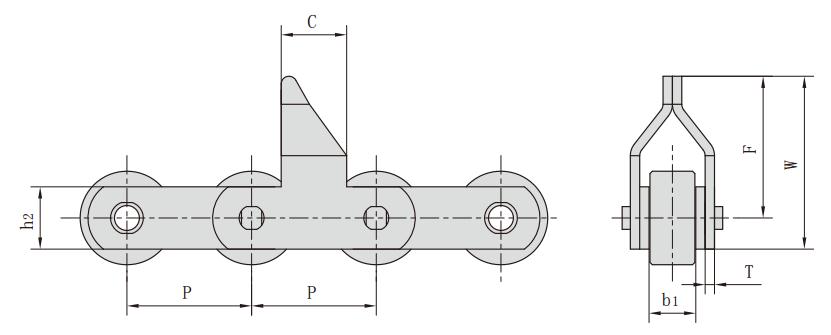 <font color='red'>M112</font>F39-P-80_M系列带附板输送