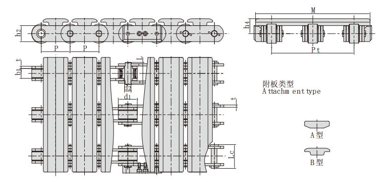 <font color='red'>P63F33</font>_纸卷用输送链 输送链