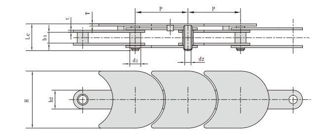 76HP_顶板<font color='red'>输送</font>链 <font color='red'><font color='red'>输送</font><font color='red'>链条</font></font>