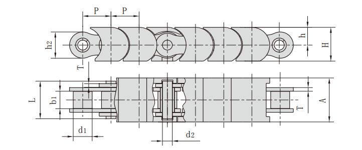 <font color='red'>12B-TP</font>_顶板输送链 输送链条