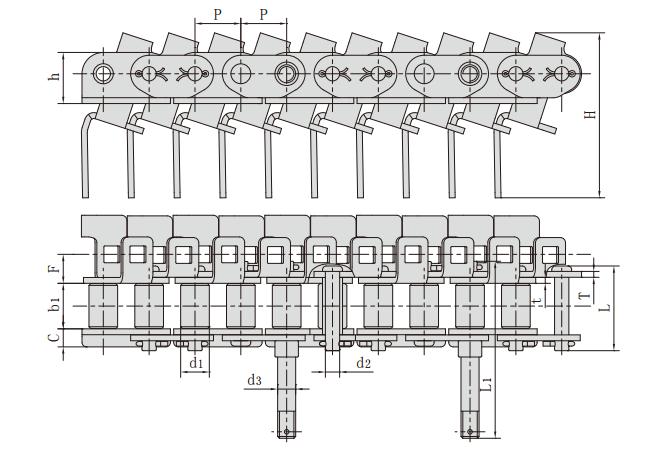 <font color='red'><font color='red'>HX16AF13</font></font>_印铁烘房线链条 输