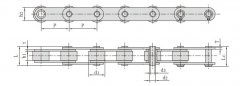 HB76.2空心<font color='red'>销轴</font>链条_空心输