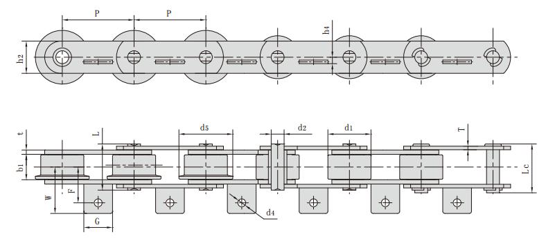 <font color='red'><font color='red'>P100F173A1</font></font>_烟草机械输送链