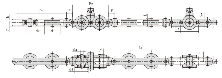 SJ500F2_<font color='red'>双<font color='red'>铰接</font><font color='red'>输送</font>链</font>