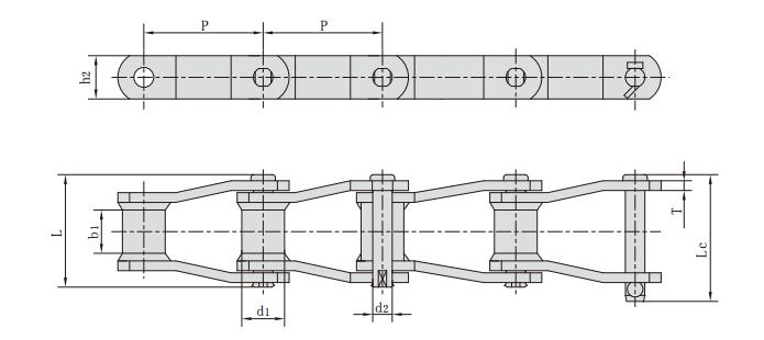 WH82_工程用焊接结构弯板链