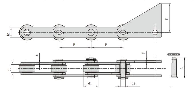 <font color='red'><font color='red'>P100F243</font></font>_糖机链 工程链条