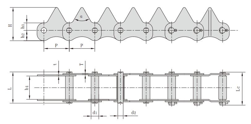 <font color='red'><font color='red'>3325-4LB1.35</font></font>_水稻收割机链