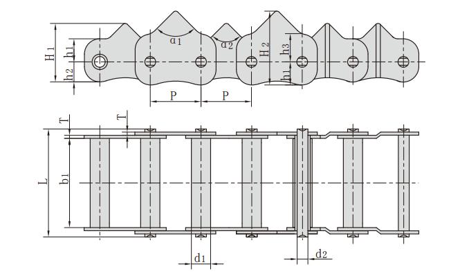 3358-48180_水稻<font color='red'><font color='red'>收割机</font>链</font>