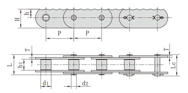 P80F3_<font color='red'><font color='red'>尖齿</font>链</font>输送链