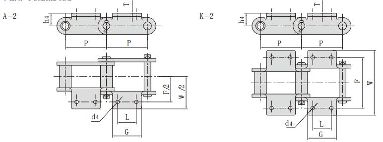 <font color='red'>S102.5</font>A2F1_工程用钢制套筒链