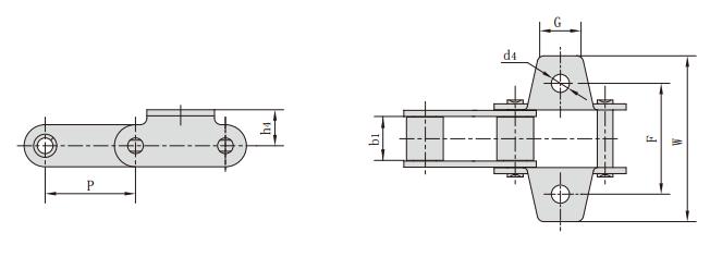 38.4RK1F2_CA型钢制<font color='red'>农机</font>链附