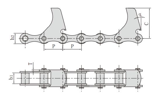 <font color='red'><font color='red'>ZGS38-C6EF4</font></font>_联合收割机链条