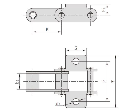 CA557K1F5_<font color='red'>CA型<font color='red'>钢制</font><font color='red'>农机</font>链</font>附