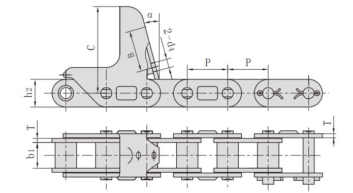 <font color='red'><font color='red'>CA627-CPEF17</font></font>_CA型钢制农机链