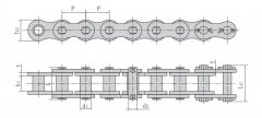 <font color='red'>P36-B</font>链条尺寸标准_套筒链